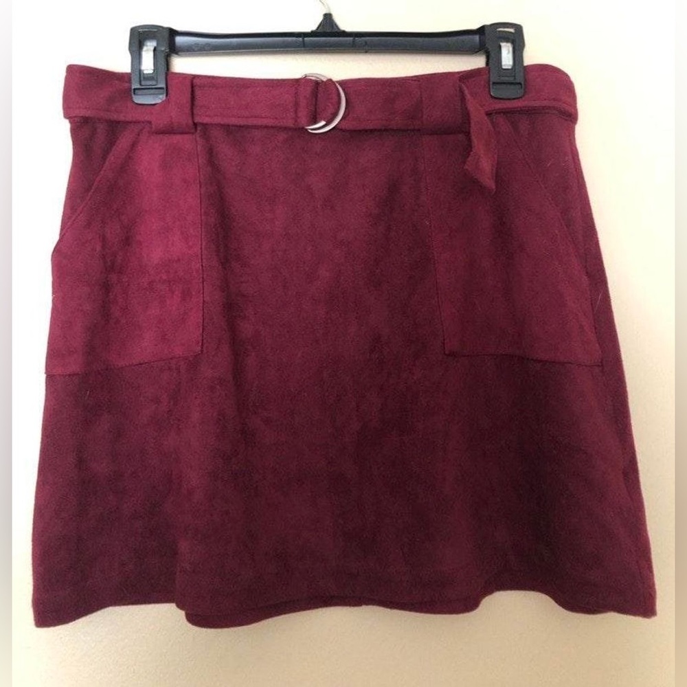Maroon skirt